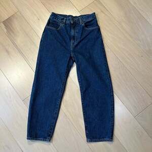 Levis Made & Crafted Barrel Crop Denim Blue Jeans Women’s 27